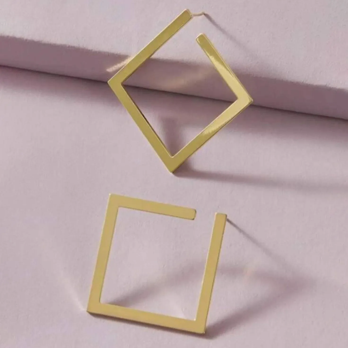 2-Pairs: Minimalist Geometric Drop Earrings