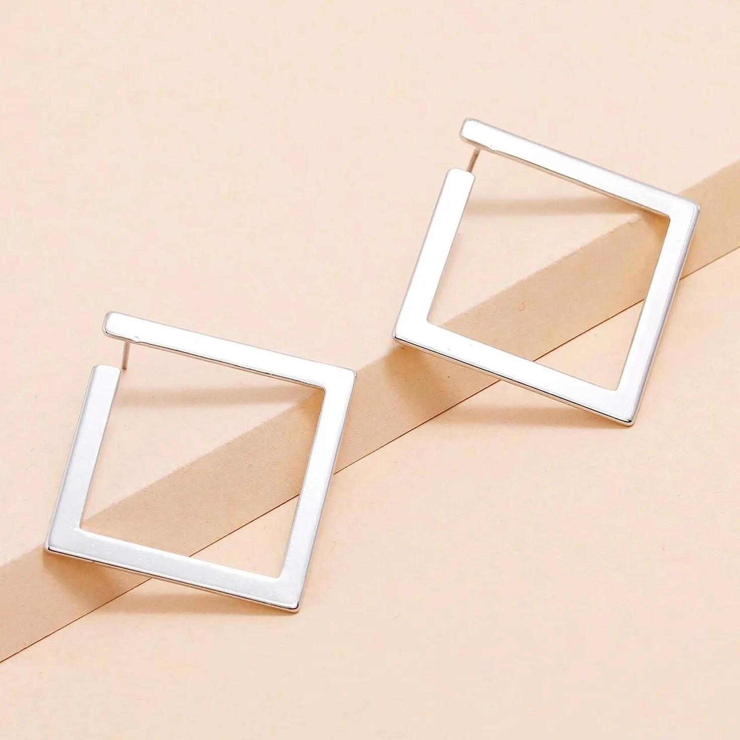 2-Pairs: Minimalist Geometric Drop Earrings