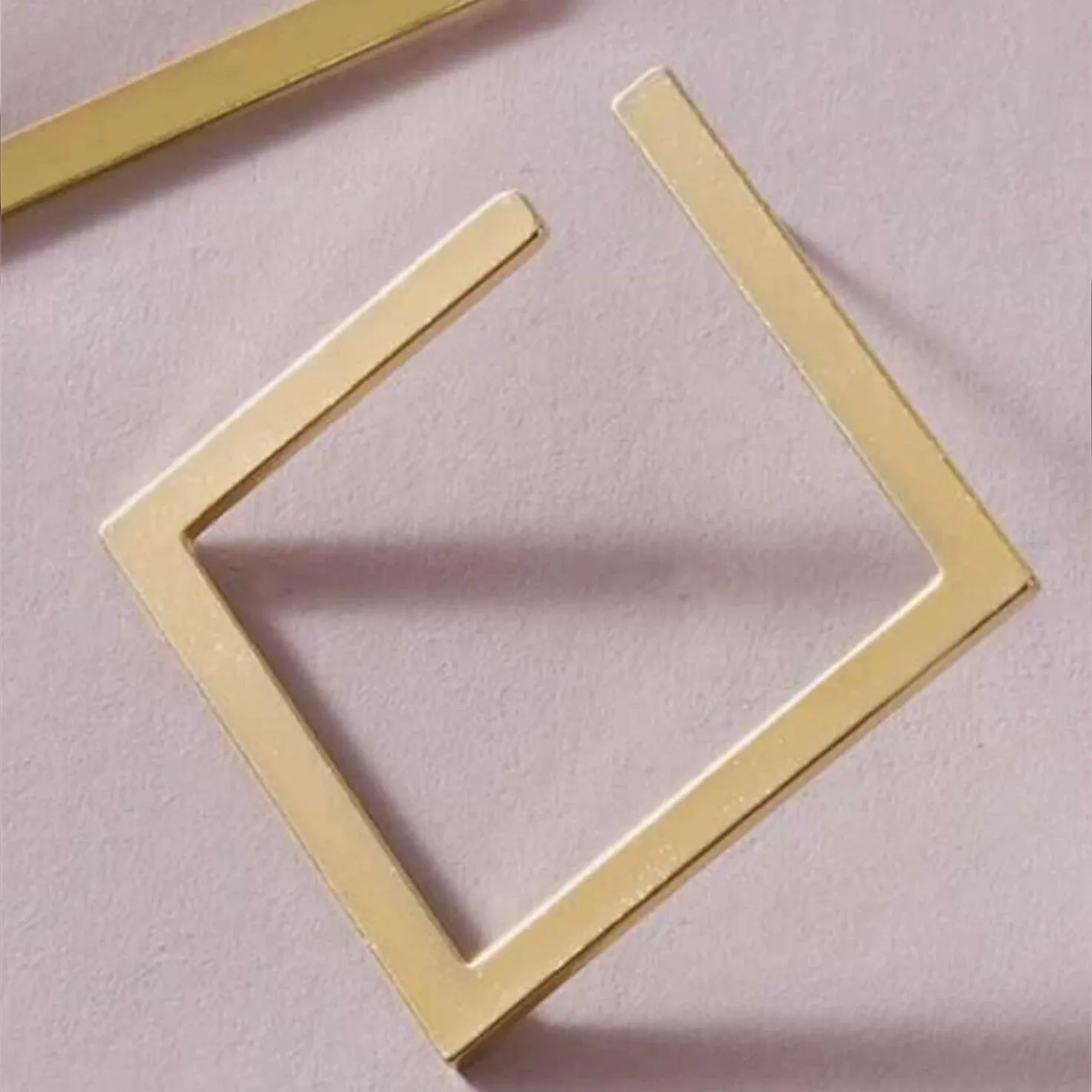 2-Pairs: Minimalist Geometric Drop Earrings