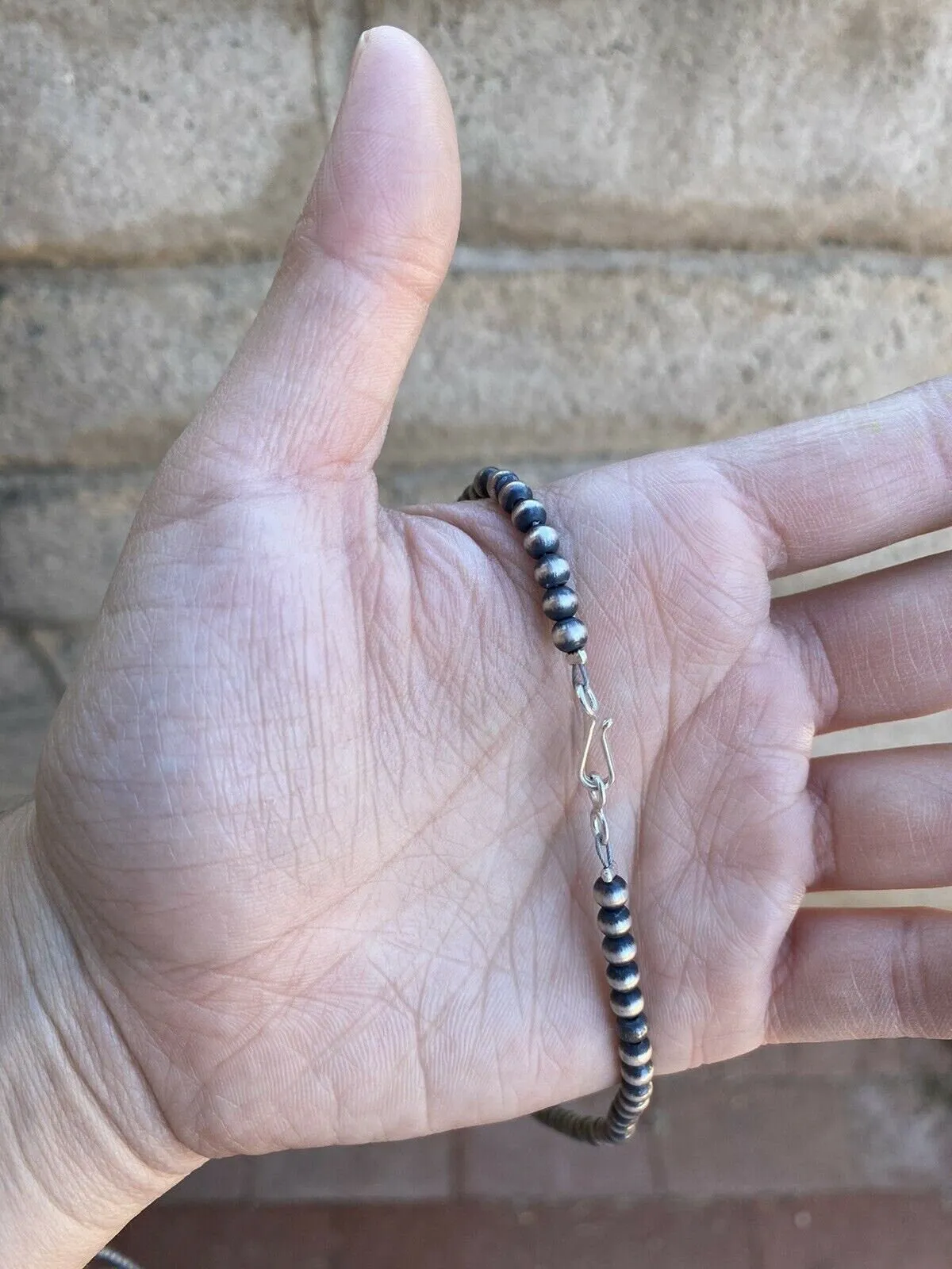 4mm Navajo Pearl Necklace