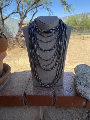 4mm Navajo Pearl Necklace