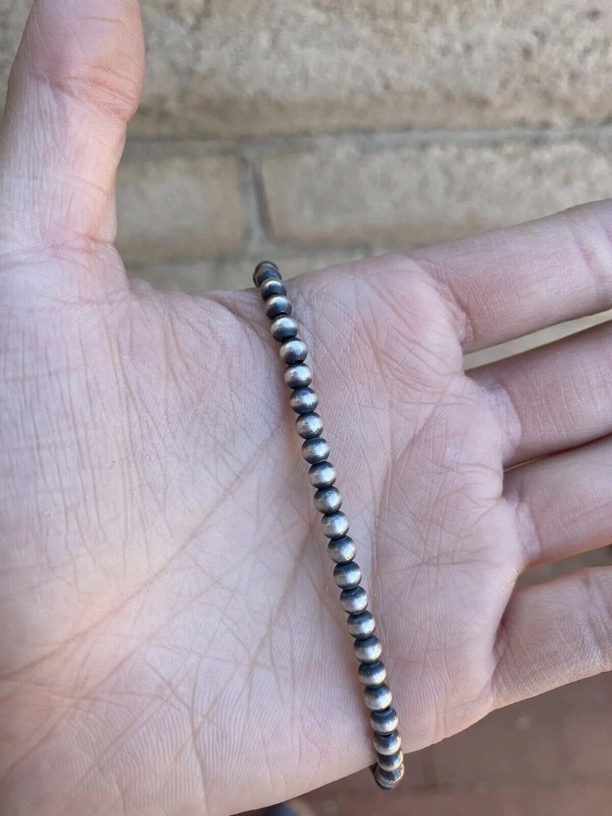 4mm Navajo Pearl Necklace