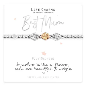 A Mother Is Like A Flower Bracelet