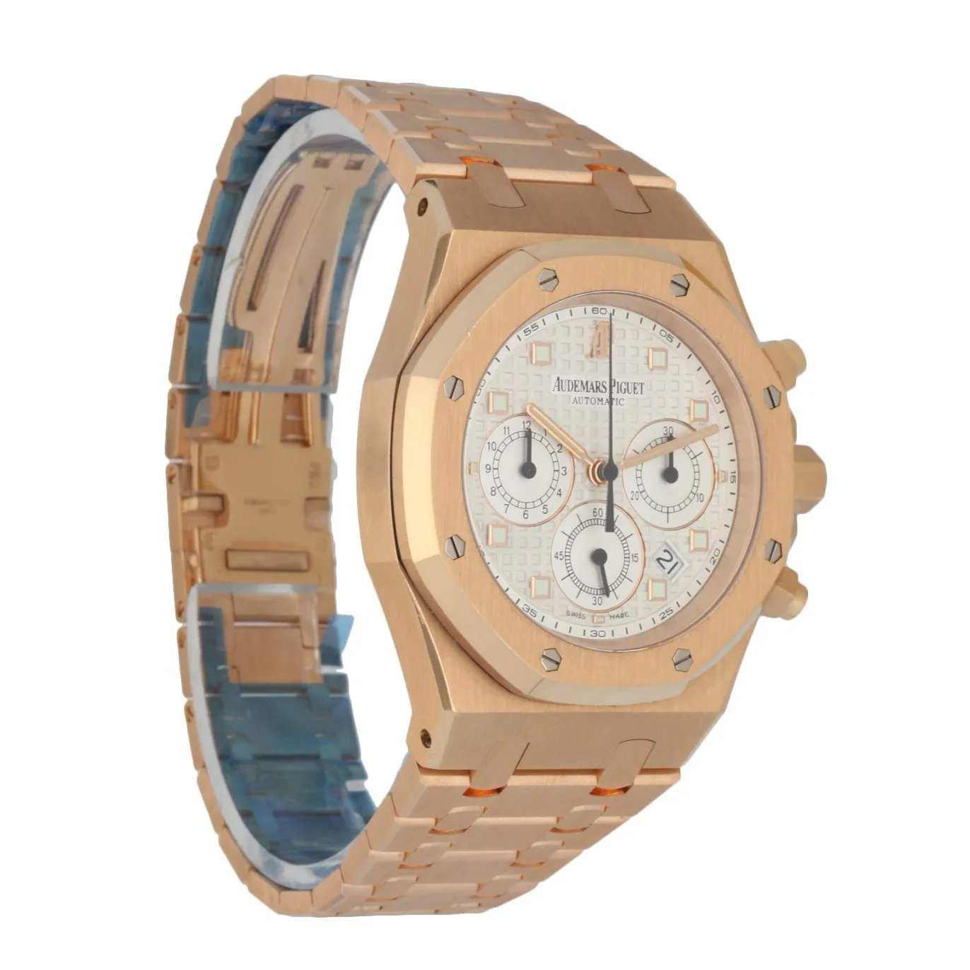 Audemars Piguet Royal Oak 26022OR 18K Rose Gold Chronograph Men's Watch