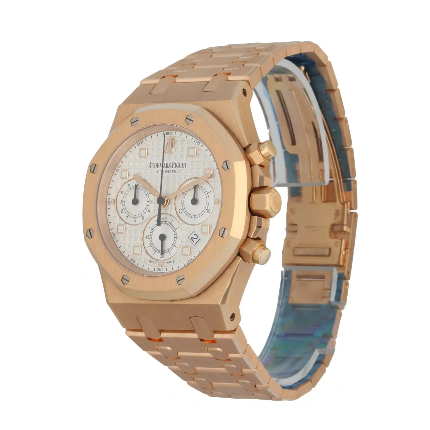 Audemars Piguet Royal Oak 26022OR 18K Rose Gold Chronograph Men's Watch