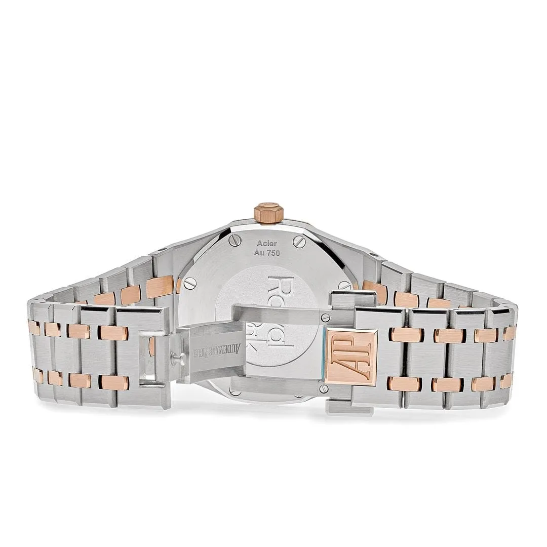 Audemars Piguet Royal Oak 67651SR.ZZ.1261SR.01 Quartz Rose Gold Stainless Steel Diamond Bezel