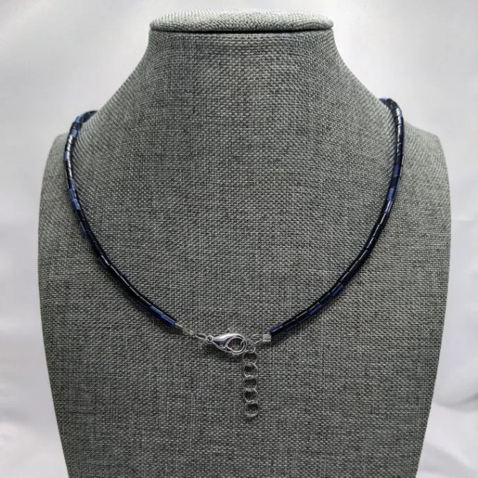 Blue Cats Eye Necklace