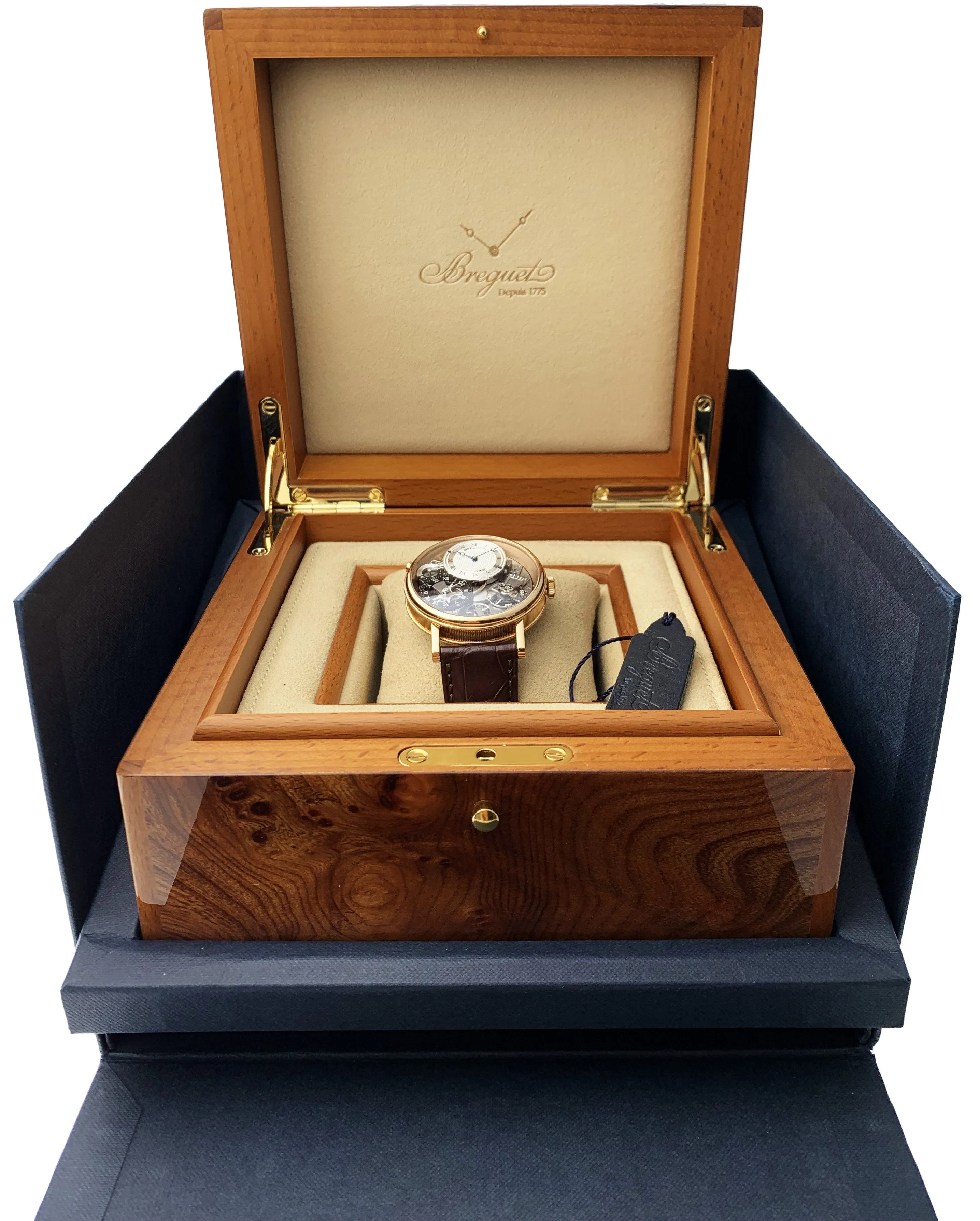 Breguet Tradition 7067 GMT 18K Rose Gold Men's Watch Box & Papers