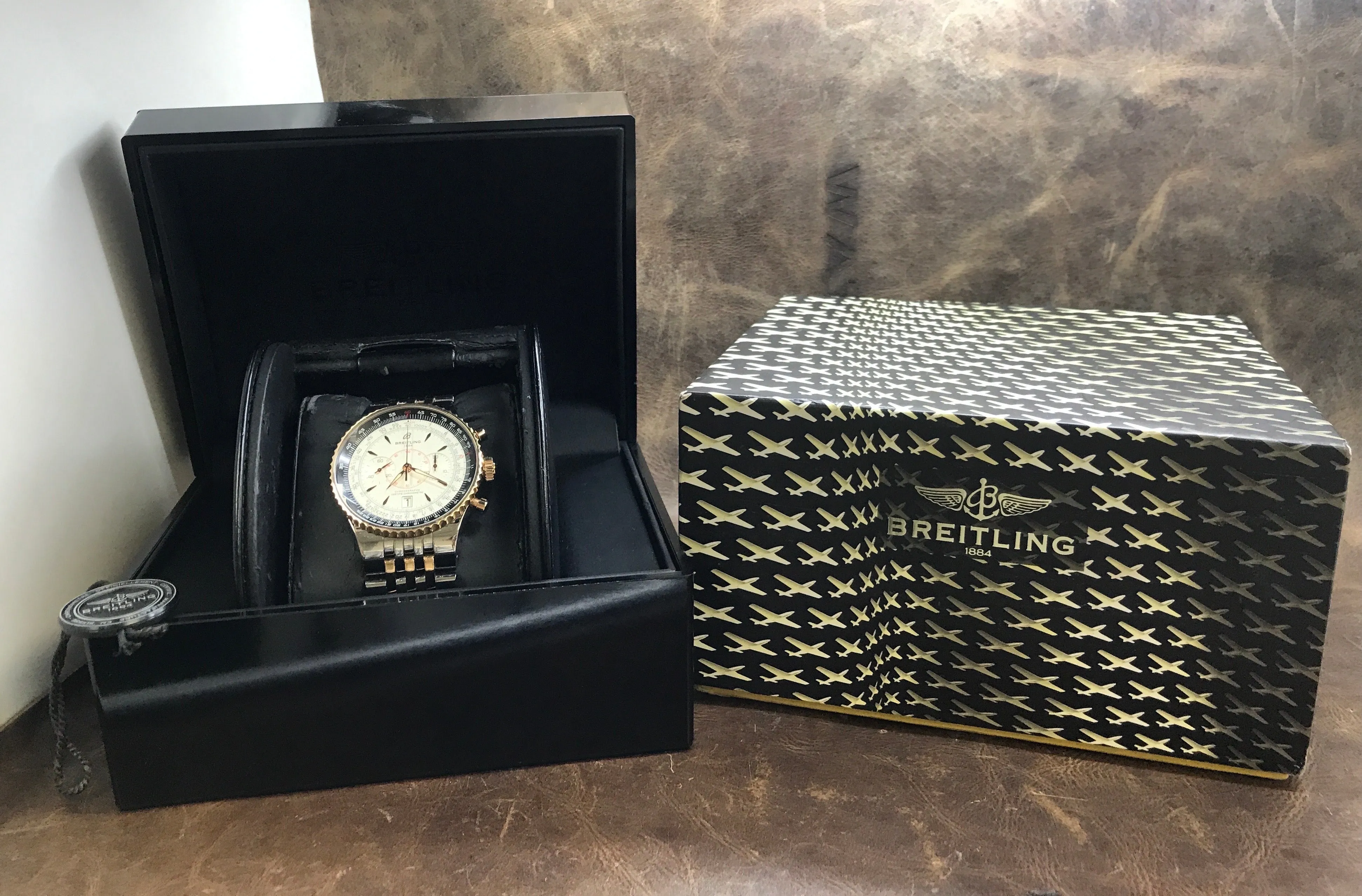 Breitling Navitimer Montbrillant Legende C23340 White Dial Automatic Men's Watch