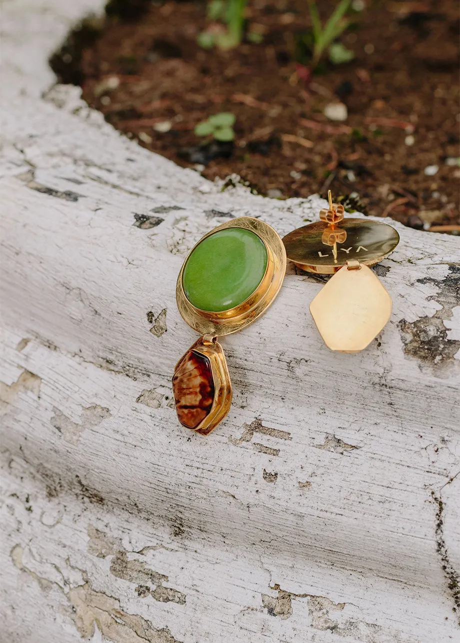 CARAMELED APPLE EARRINGS