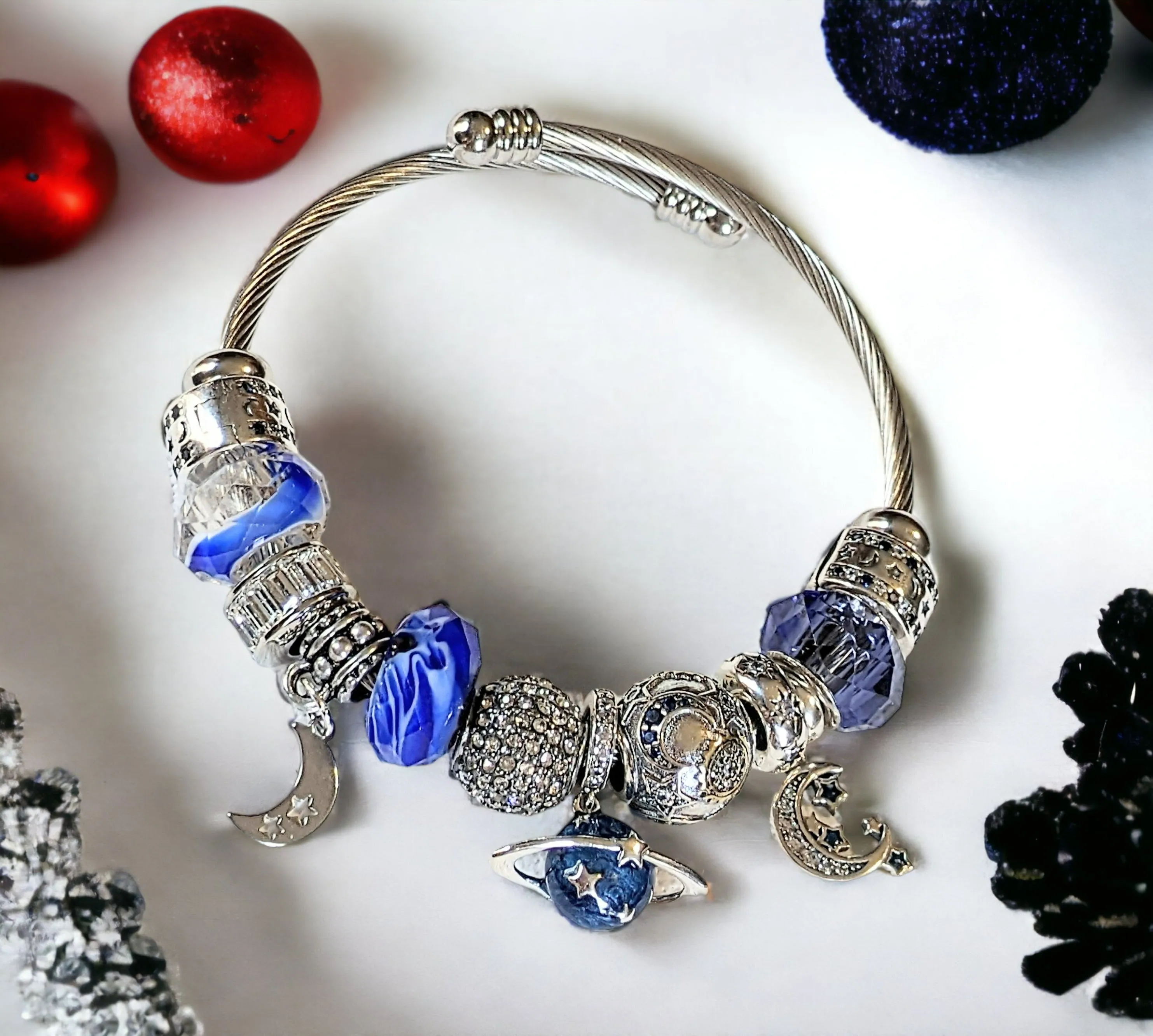 Celestial Euro Cuff Wrap Bracelet