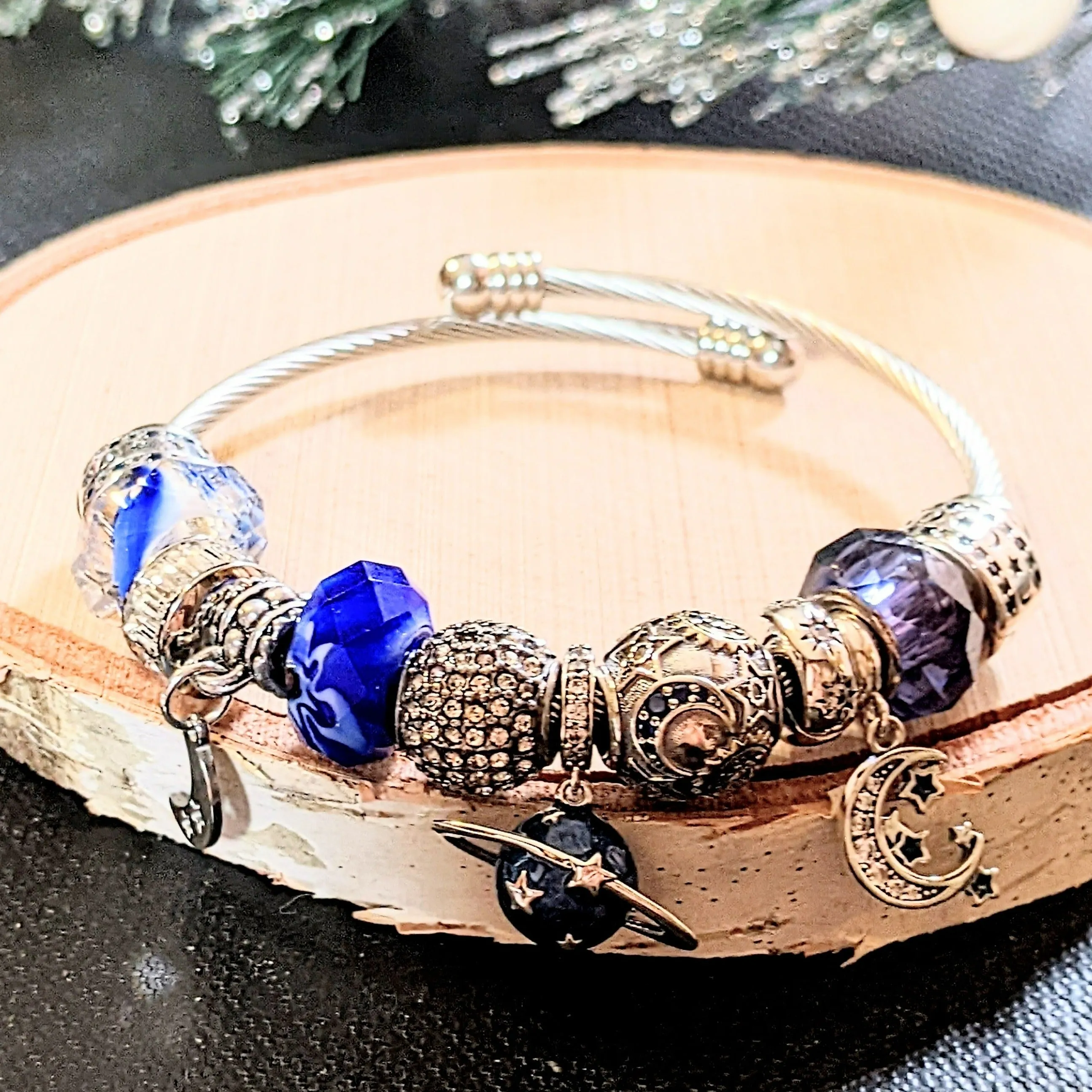 Celestial Euro Cuff Wrap Bracelet