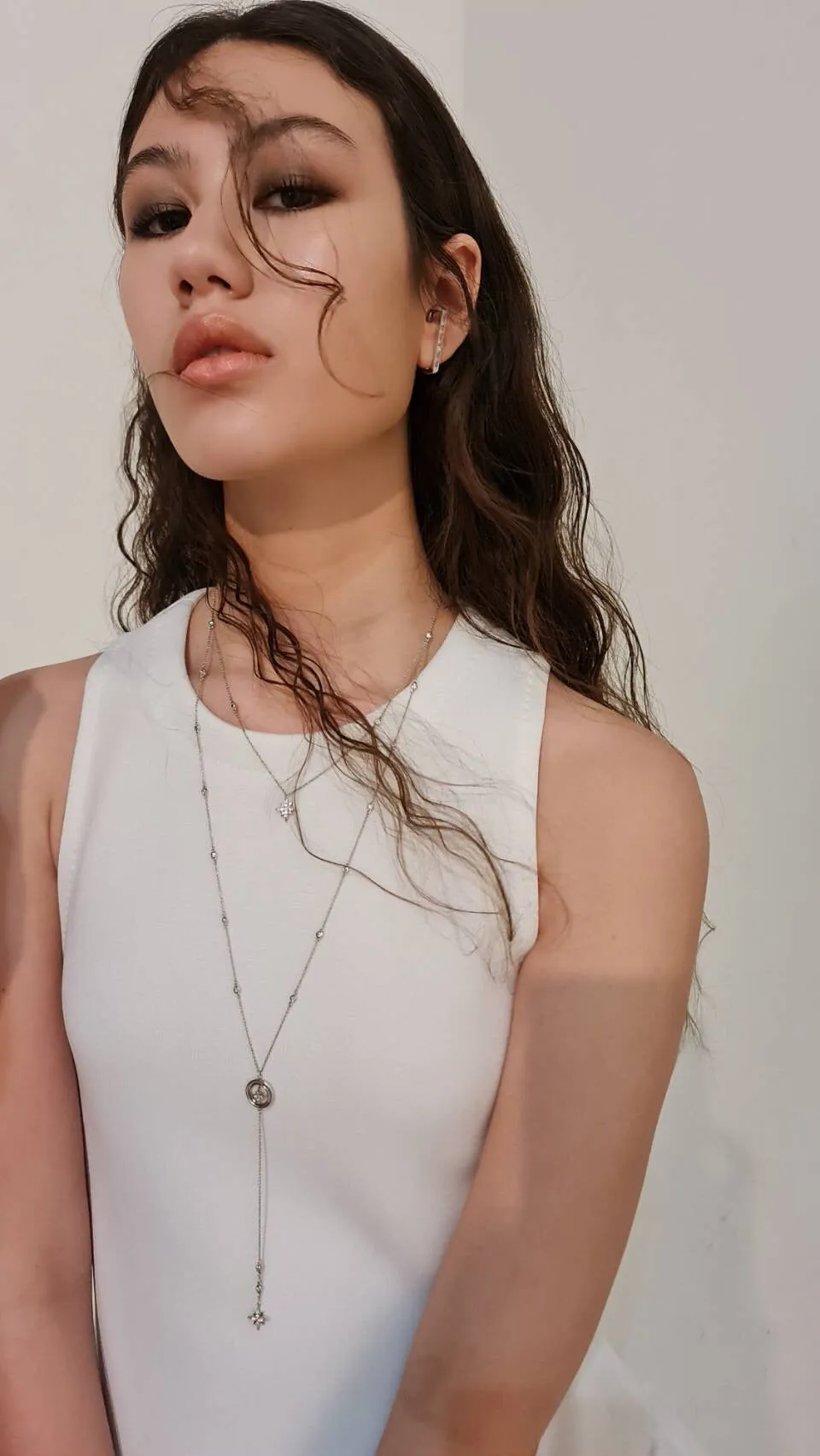 Celestial Long Lariat - Whitegold