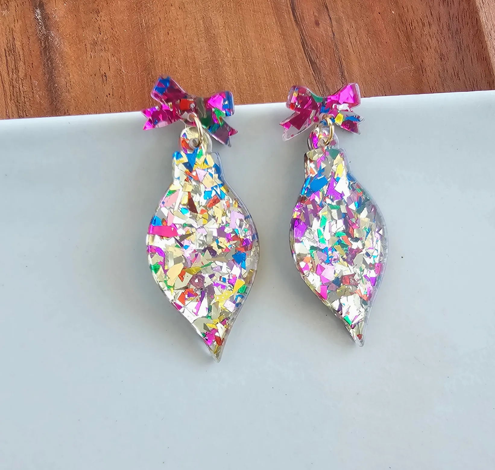 Christmas Ornament Earrings