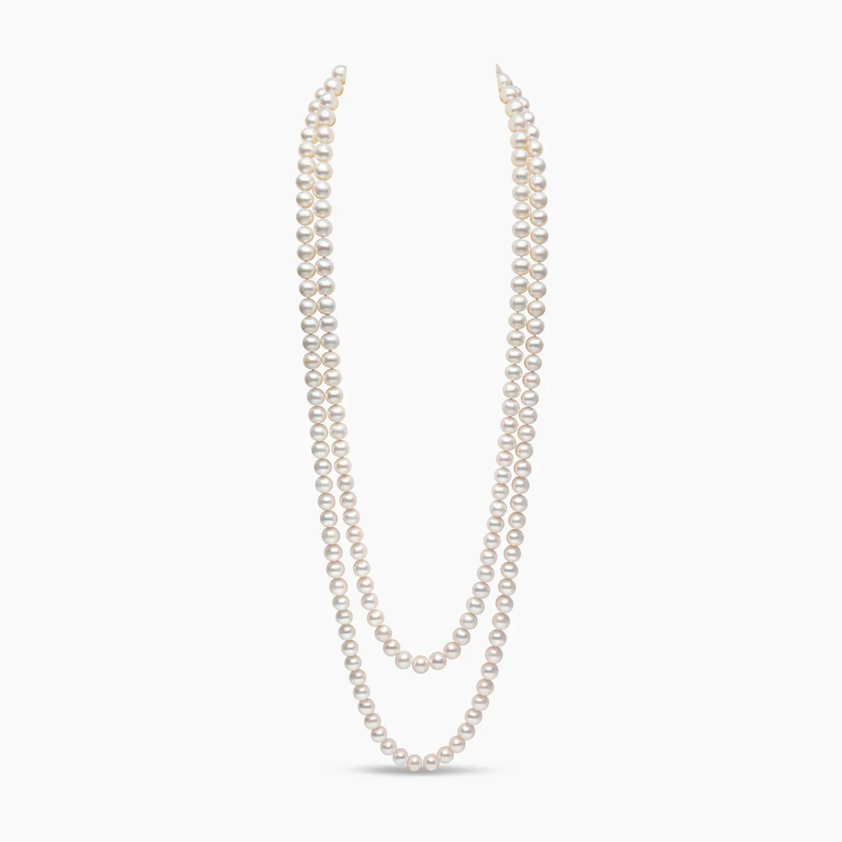 Classic 11mm Freshwater Pearl Strand Rope Necklace