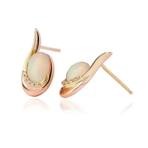 Clogau 9ct Opal & Diamond Serenade Earrings