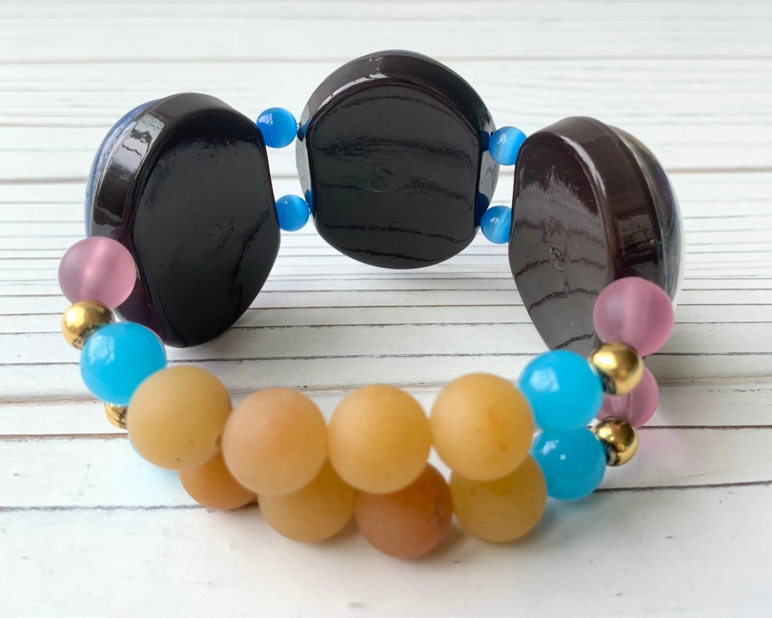 Cosmos Lens Stretch Bracelet