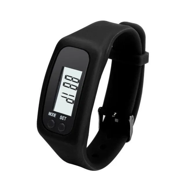 Digital LCD Pedometer sport watch For Women