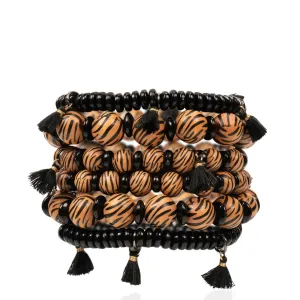 Ebony Stretch Bracelet Stack - Wildwood