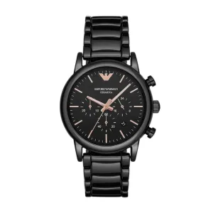 Emporio Armani Ceramica Luigi Chronograph Men's Watch| AR1509