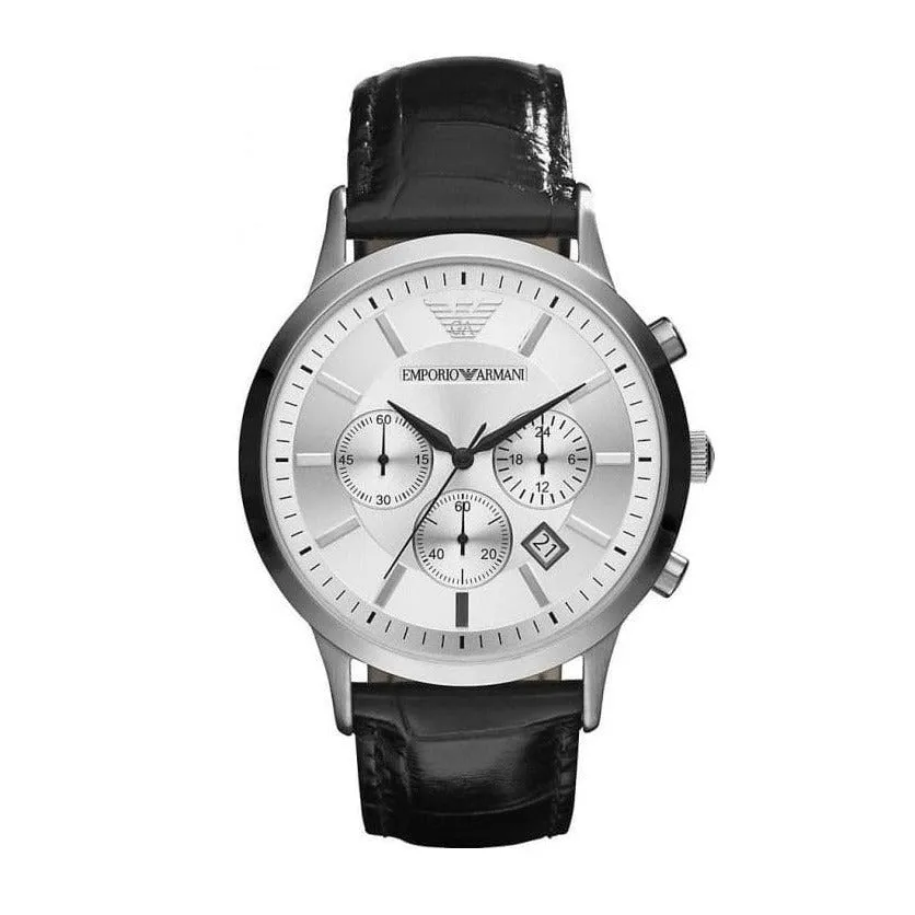 EMPORIO ARMANI Classic Silver Dial Men's Watch| AR2432