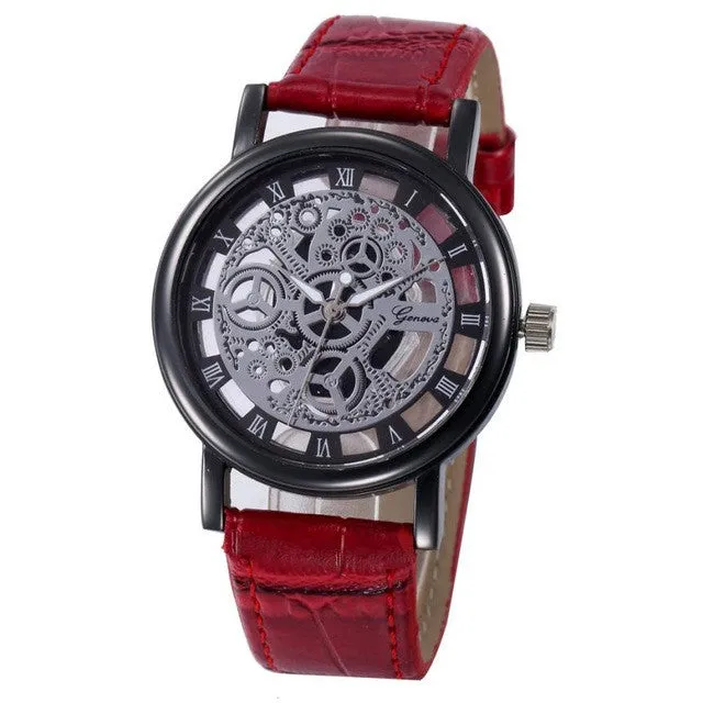 Genvivia Luxury Quartz Stainless Steel Wrist Watches