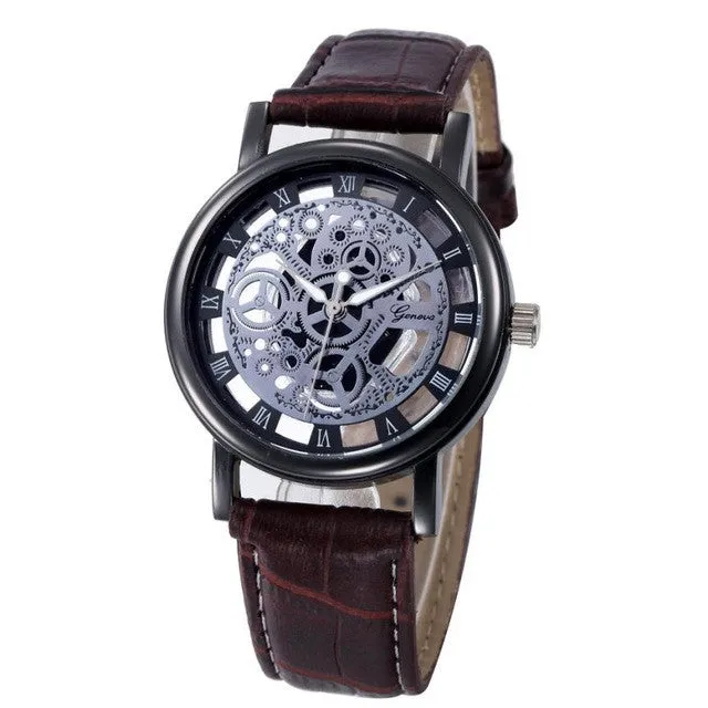 Genvivia Luxury Quartz Stainless Steel Wrist Watches