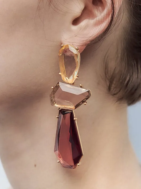 Geometric Drop Earrings