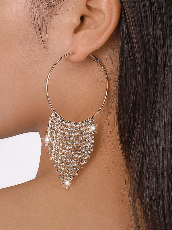 Geometric Tasseled Earrings Accessories