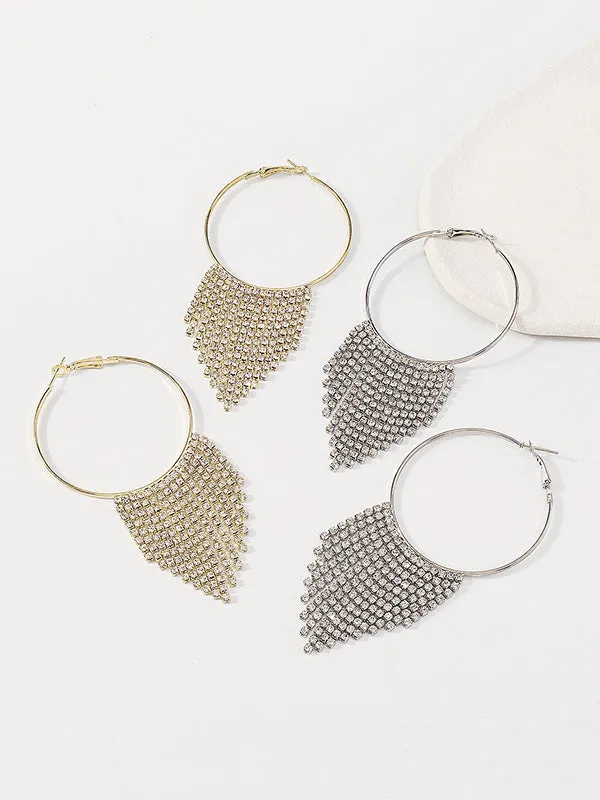 Geometric Tasseled Earrings Accessories