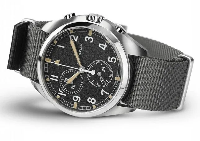 HML Watch Khaki Aviation Pilot Pioneer Chrono Quartz