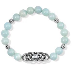 Interlok Lustre Amazonite Stretch Bracelet