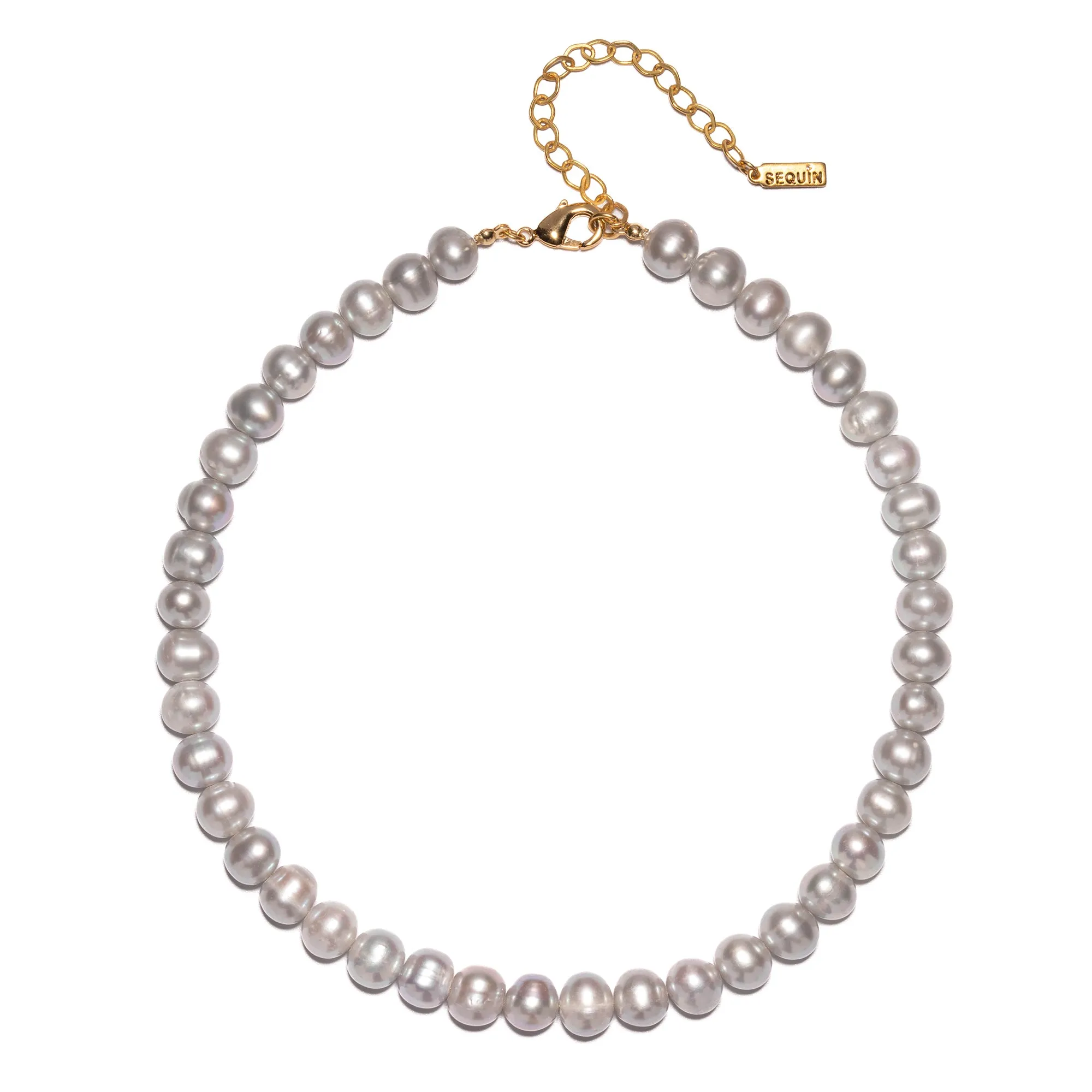 Isla Grey Pearl Necklace