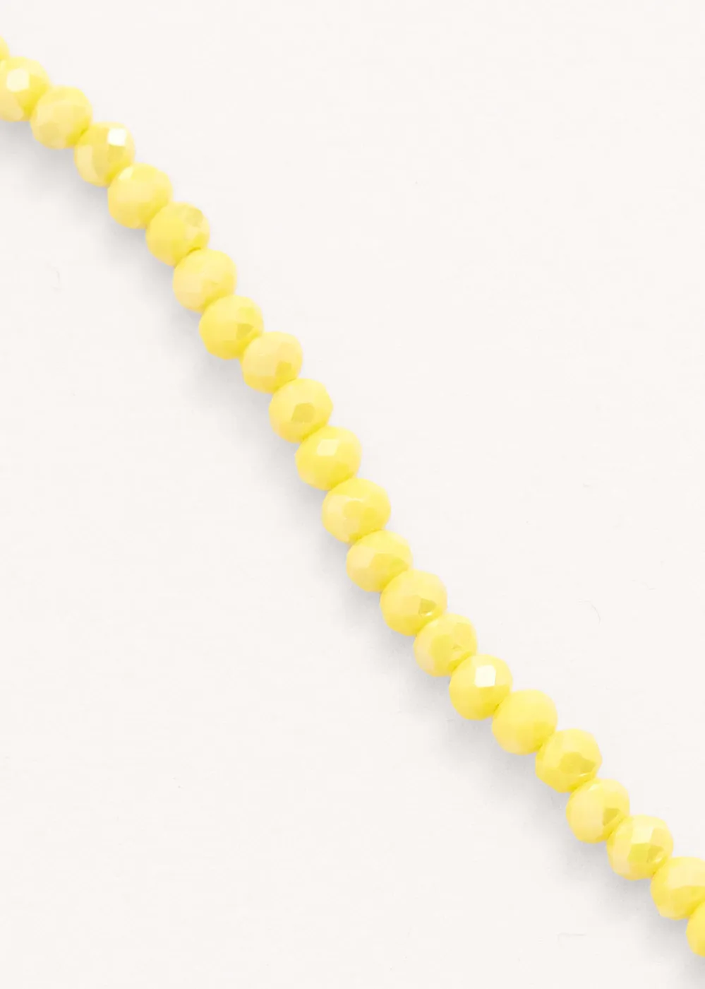 JULI CRYSTAL NECKLACE - YELLOW