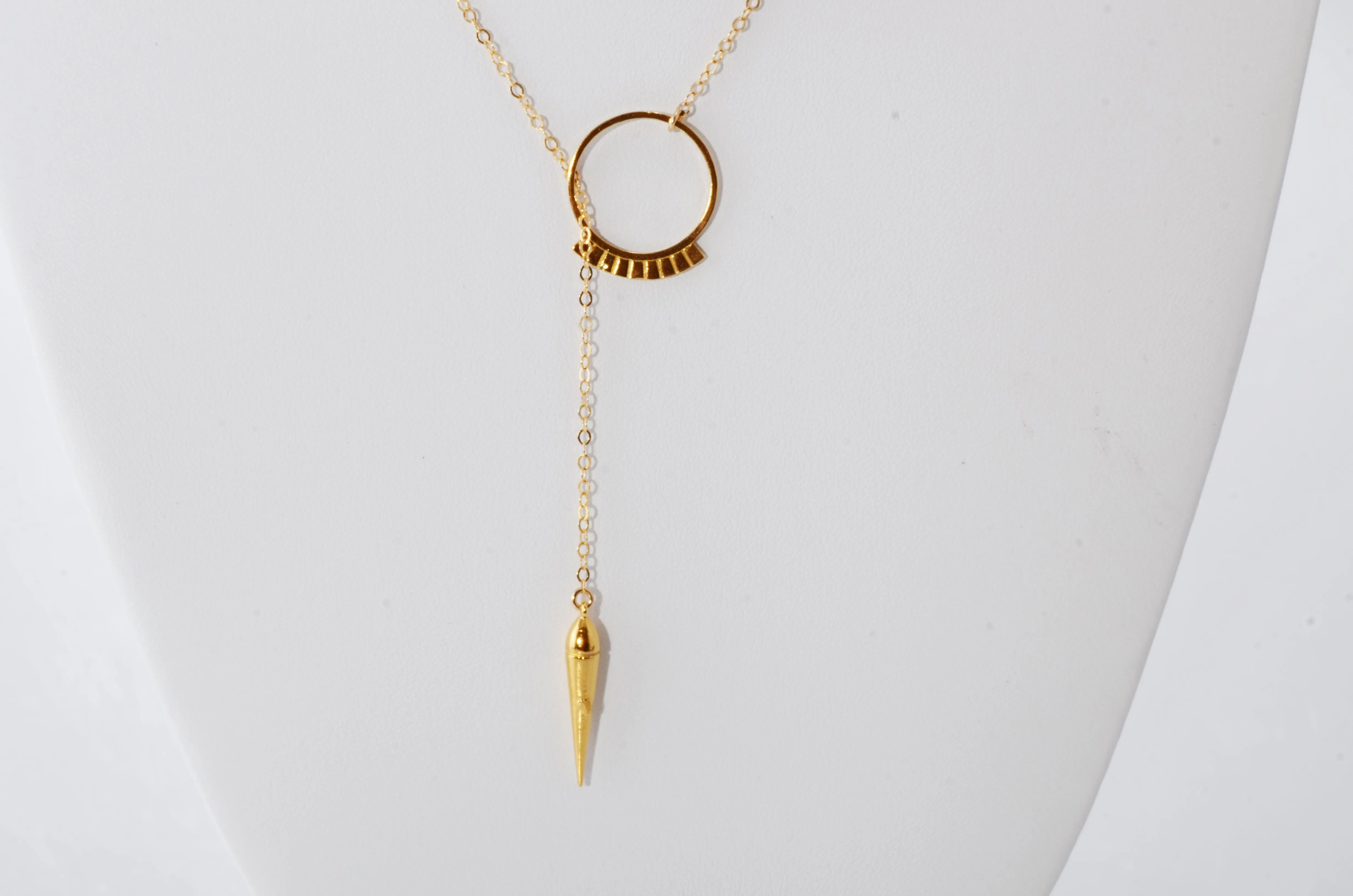 Katie Dean Jewelry King & Queen Lariat Necklace