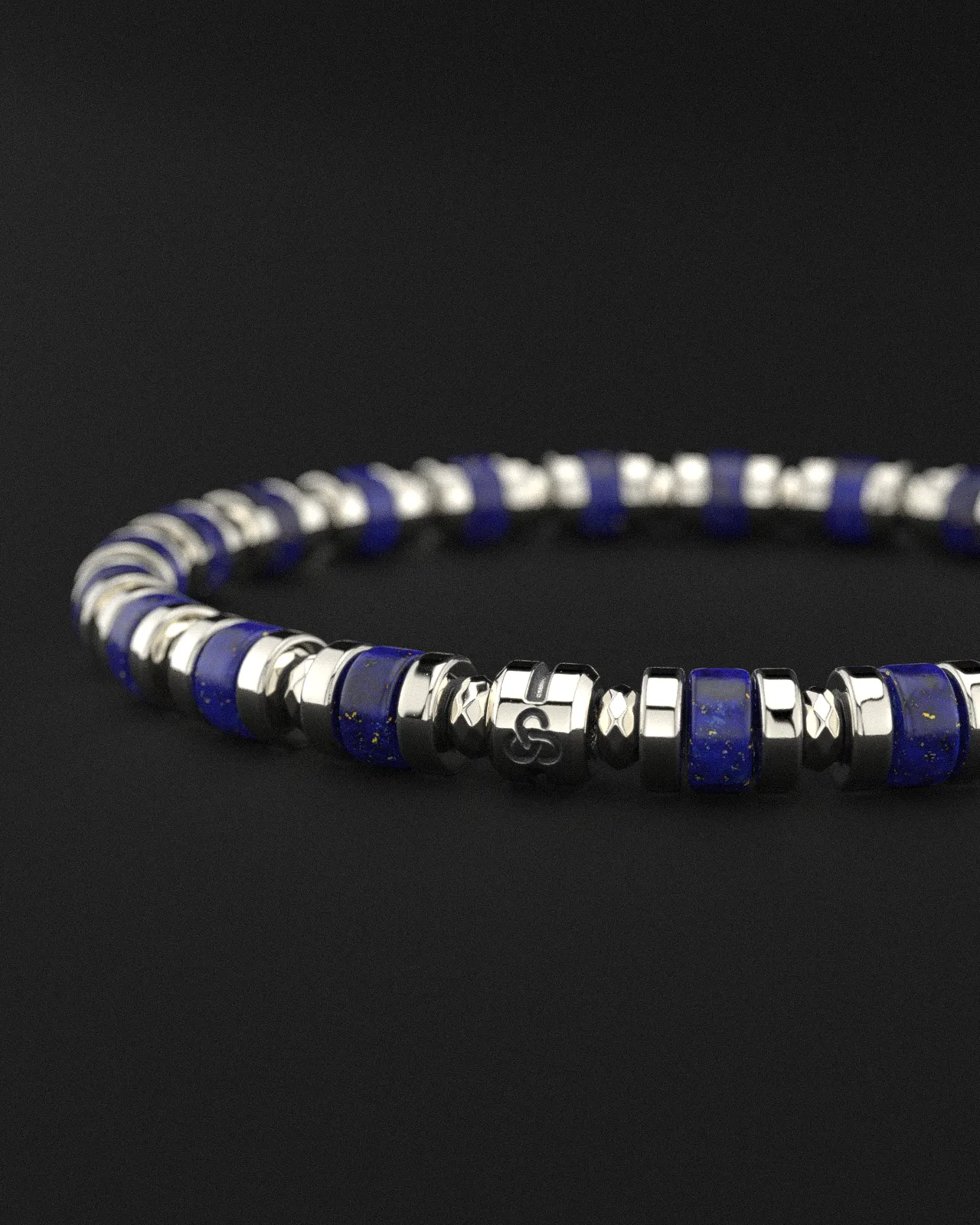 Lapis Lazuli Bracelet 6mm | Spacer