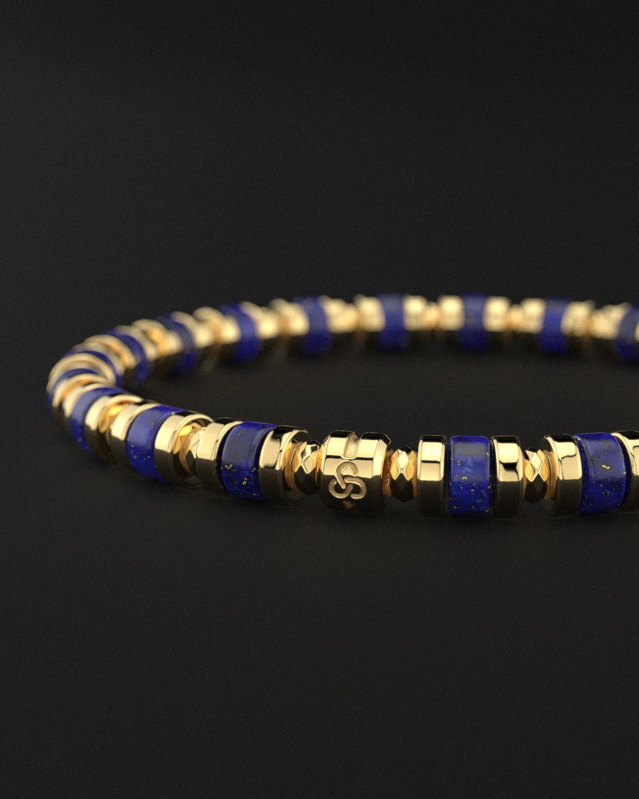 Lapis Lazuli Bracelet 6mm | Spacer