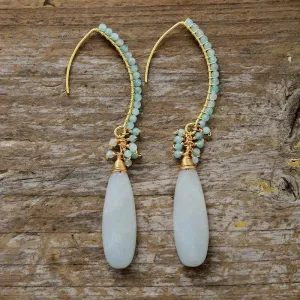 Light Amazonite Earrings