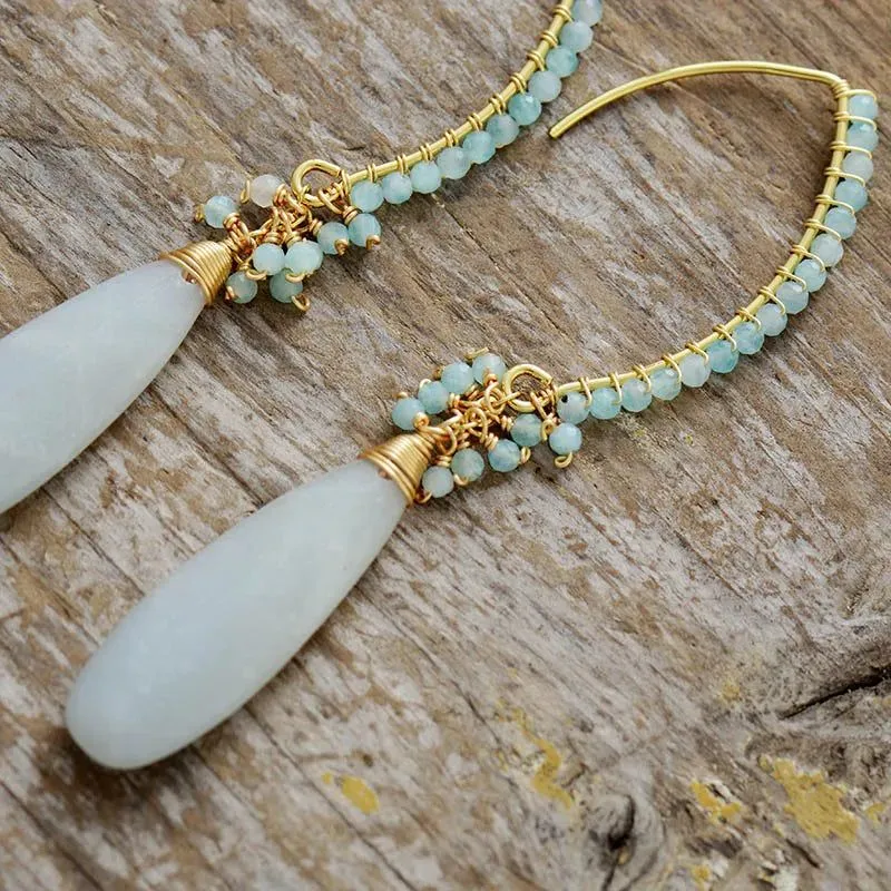 Light Amazonite Earrings