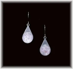 Light Pink Stainless Teardrop Earring