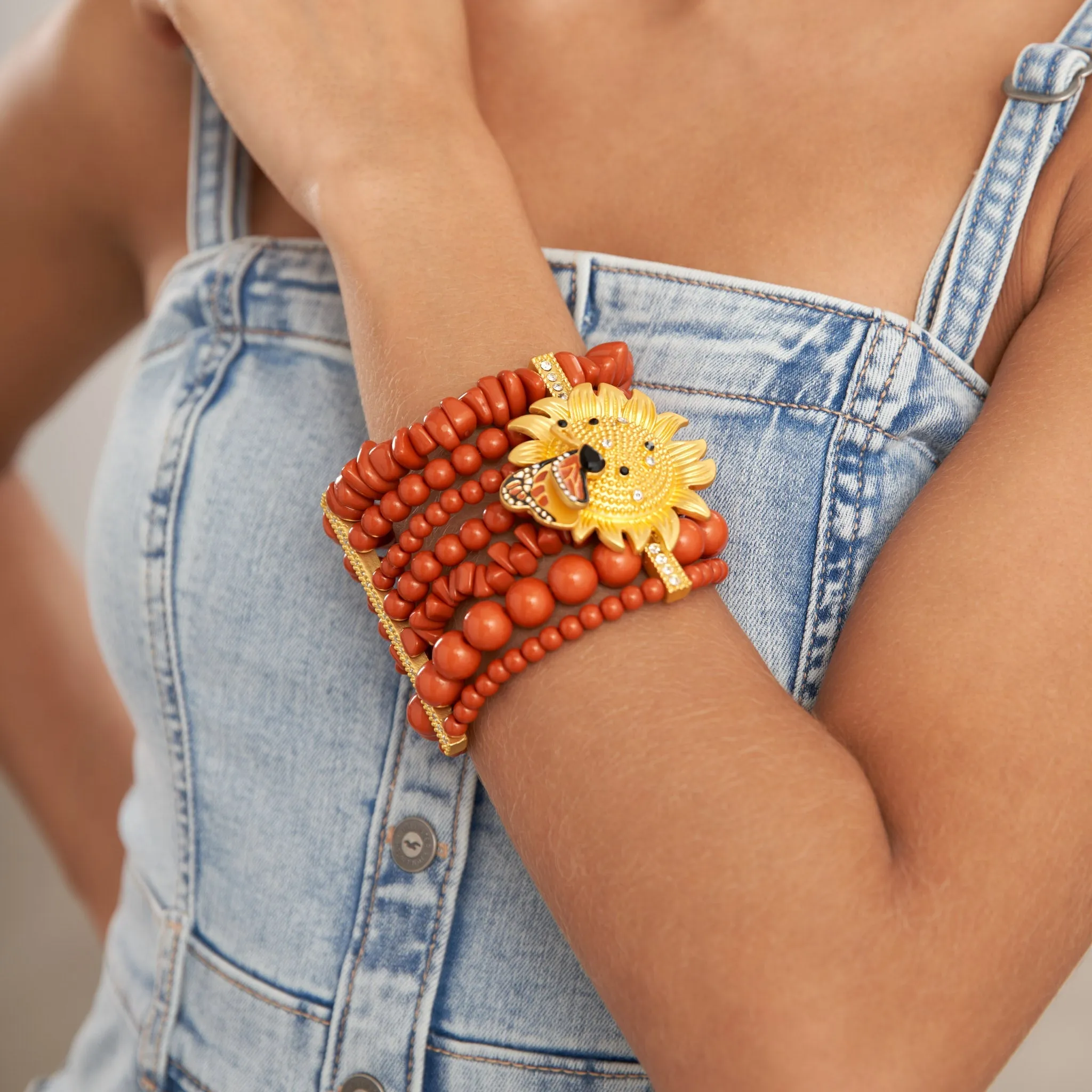 Lola Stretch Bracelet - Sunflower