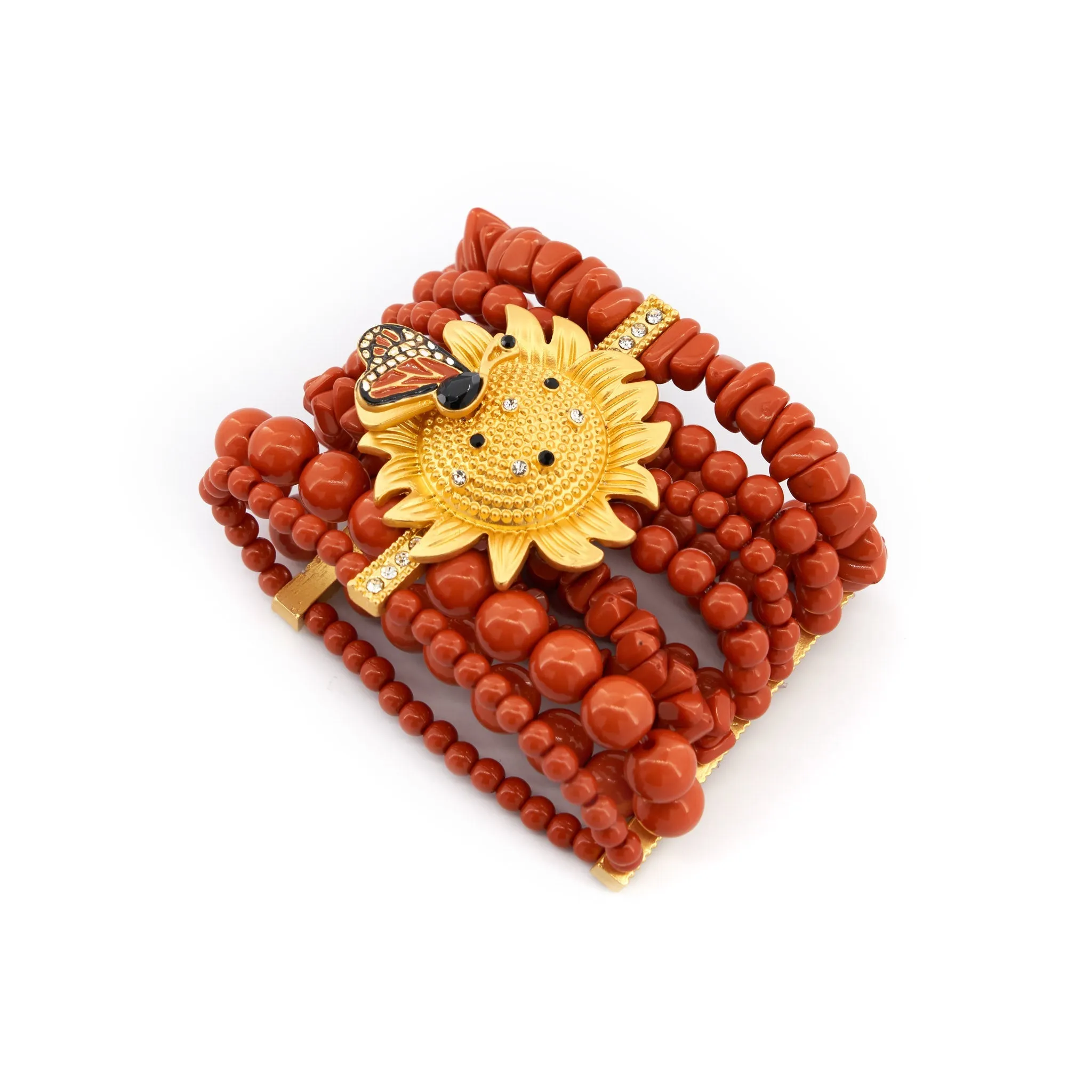 Lola Stretch Bracelet - Sunflower