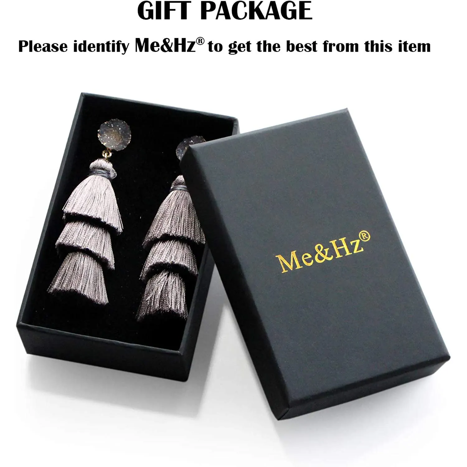 Me&Hz Colorful Layered Tassel Earrings