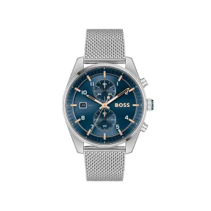 Men Skytraveller Blue Sunray 44mm Watch