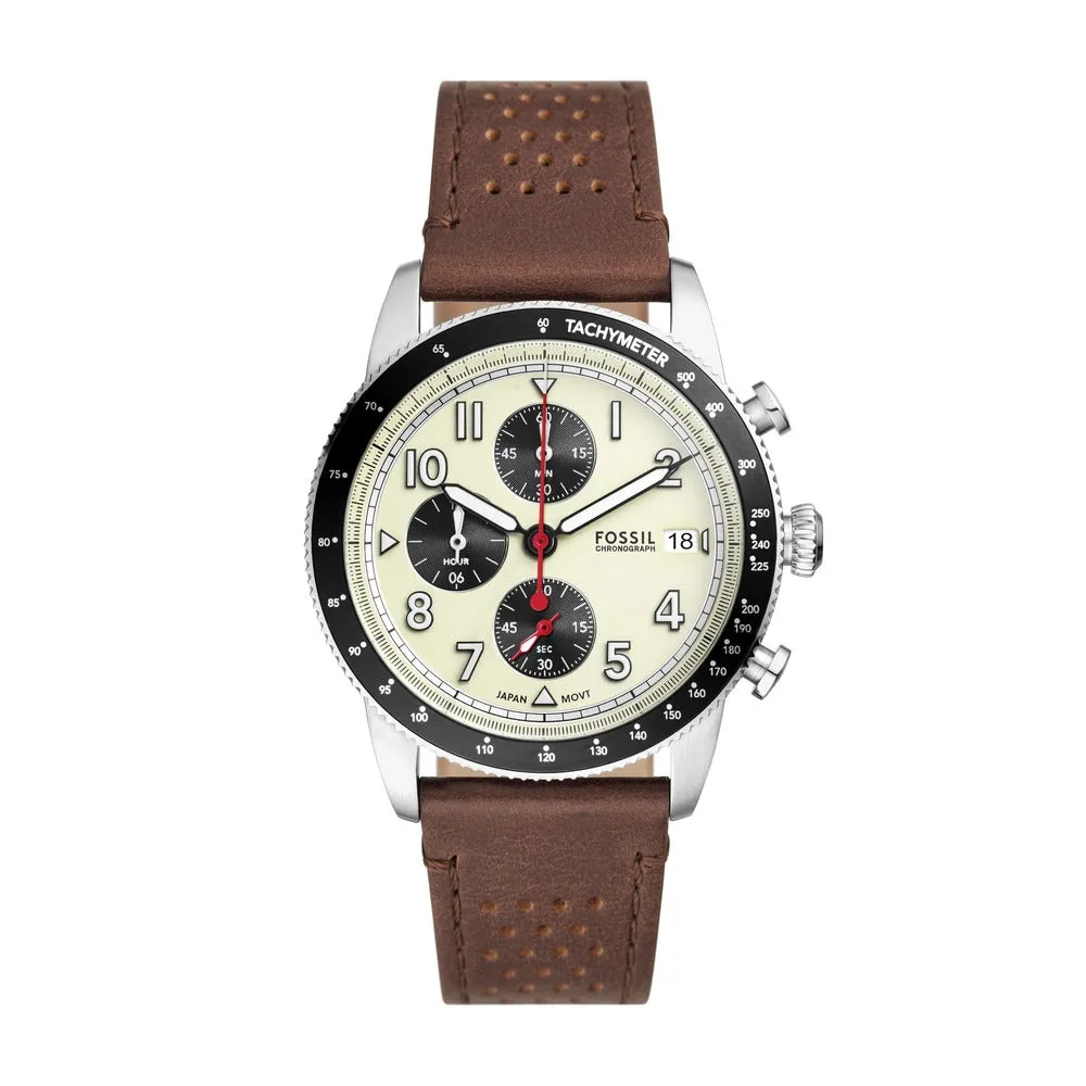 Men Sport Tourer 42mm Cream Watch