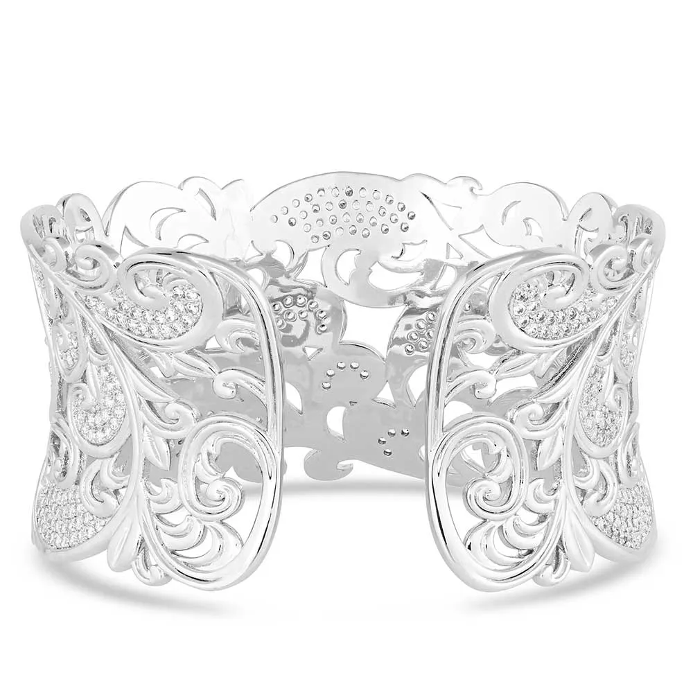 Montana Silversmiths® Women's Princess Frost Cuff Bracelet