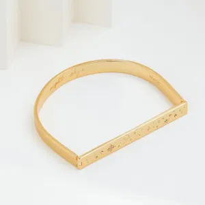 Night Skye Gold Bangle