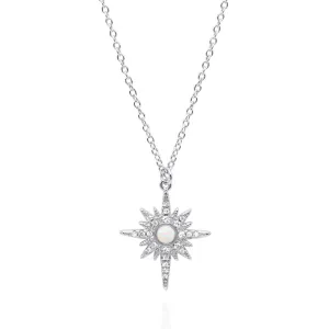 North Star Pendant Necklace | 925 Sterling Silver