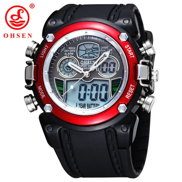 OHSEN Waterproof Diver Military Wristwatch