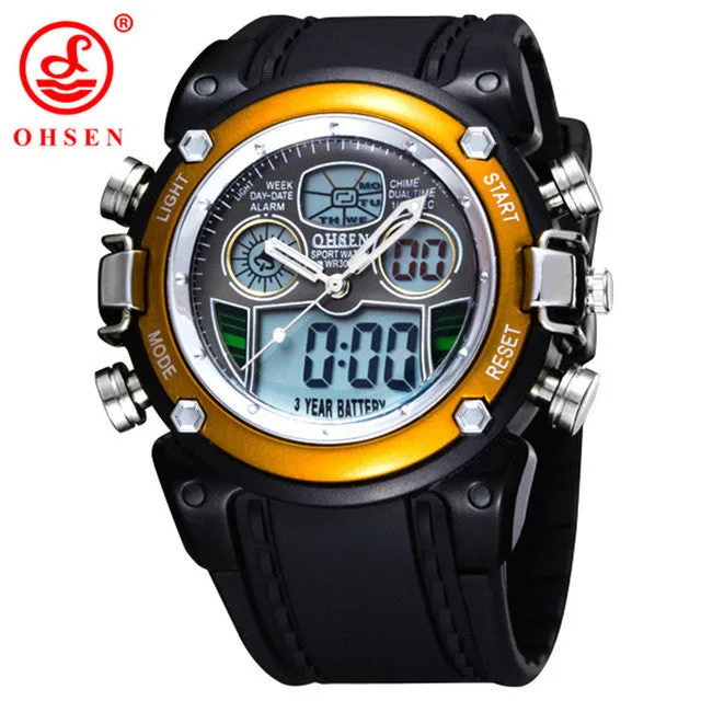 OHSEN Waterproof Diver Military Wristwatch